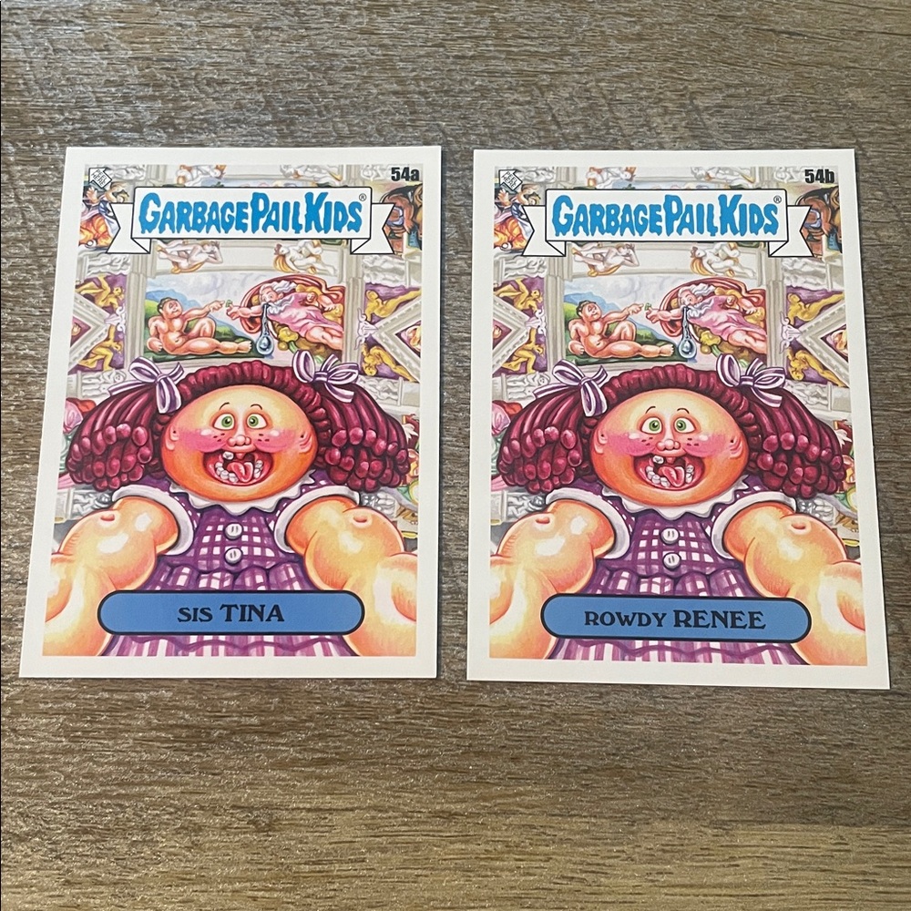 ✨10/$10 GPK SALE✨ Garbage Pail Kids GPK Go on Vacation Base 54a and 54b